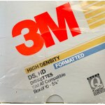3 m 10 disquettes formates 5, 25 pooces ibm vintage