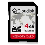 ( 4gb) cloudisk carte sd classe 6 4 go carte du monde classe 4 2 go 1 go 128 mo carte m�moire pour appareil ...