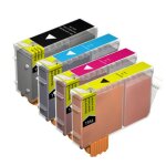 4x cartouches d'encre compatibles - haute capacit� pour remplacer bci - 6 / bci - 3e - cyan / magenta ...
