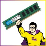 8go ram ddr3 crucial ct102464ba160b. m16fjd dimm 1600 mhz m�moire pc