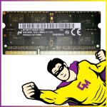 8go ram ddr3 pc3l - 12800s mt16ktf1g64hz - 1g6e2 sodimm m�moire pc portable monsieurcyberman