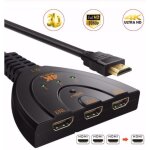 Adaptateur 4k hdmi 1 port hdmi mle 3 ports hdmi femelles