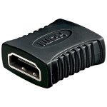 Adaptateur coupleur hdmi femelle - hdmi femelle noir