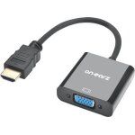 Adaptateur hdmi mle vers vga femelle avec audio on earz mobile gear noir