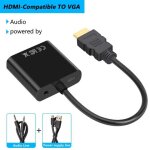 Adaptateur hdmi vers vga - sortie jack et c�ble audio - brancher un �cran ou projecteur sans avoir une ...