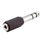 Adaptateur jack 3. 5 mm stereo vers 6. 35 mm stereo