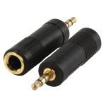 Adaptateur jack 6, 35 femelle vers jack 3, 5 m�le monobloc stereo