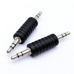 Adaptateur m�le � m�le pour �couteurs, prise audio aux, convertisseur droit pour t�l�phone portable, ...