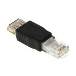 Adaptateur noir rj45 mle vers usb af