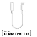 Adaptateur prise jack / lightning pour iphone 7 audio 3. 5mm cable rallonge ecouteur apple