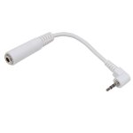Aerzetix: c�ble cordon adaptateur coud� jack 3. 5mm femelle vers jack 2. 5mm m�le 10cm