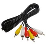 Aerzetix: cble cordon rca phono audio vido 3 mles - 3 mles 1. 5m 1, 5 mtres