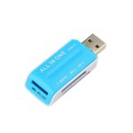 All in one adaptateur de lecteur de carte mmoire usb 2. 0 pour tf m2 ms plug & play - usb2. 0 bleu lecteur ...
