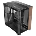 Antec boitier moyen tour atx constellation c8 curve wood avec panneaux vitr�s (noir)