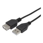 Apm - rallonge de c�ble usb - usb (m) pour usb (f) - usb 2. 0 - 1. 8 m - noir
