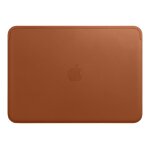 Apple mac pro - housse d'ordinateur portable - 12  - marron selle