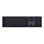 Apple magic keyboard with numeric keypad - clavier - sans fil - bluetooth - azerty - franais - gris ...