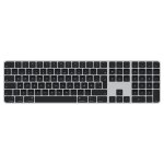 Apple magic keyboard avec touch id et pav� num�rique pour les mac avec puce - danois - touches noires ...