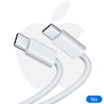 Apple original - 1m cable 60w chargeur cordon tiss� usb - c vers type - c pour adaptateur prise secteur ...