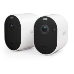 Arlo mod�le : pack de 2 cameras de surveillance connect�es int�rieure - ext�rieure pro 2k + spotlight ...