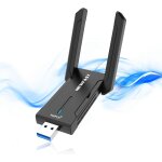 Asfasfq - newfast axe5400 cle wifi 6e, tri - bande cl wifi pour pc, 6ghz / 5ghz / 2. 4ghz cl usb wifi, ...