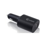 Auto - t kit 2 for 1 - banque d'alimentation + adaptateur de voiture - 2 connecteurs de sortie (usb (alimentat ...