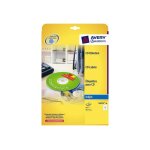 Avery cd / dvd labels - etiquettes pour cd / dvd - brillant - rond 117 mm 40 tiquette(s) ( 20 feuille(s) ...