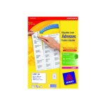 Avery - etiquettes adresses - blanc - 63. 5 x 46. 6 mm 1800 �tiquette(s) ( 100 feuille(s) x 18 )