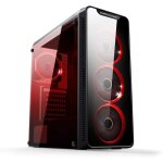 Baertmy - empire gaming - boîtier pc gamer warmachine - moyenne tour atx - façade en verre, paroi en ... Baertmy - empire gaming - boîtier pc gamer warmachine - moyenne tour atx - façade en verre, paroi en ...