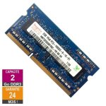Barrette m�moire 2go ram ddr3 hynix hmt325s6bfr8c - h9 so - dimm pc3 - 10600 1333mhz 1rx8