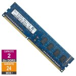 Barrette m�moire 2go ram ddr3 hynix hmt325u6efr8c - pb dimm pc3 - 12800u