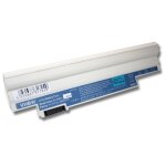 Batterie li - ion 4400mah, blanc, pour acer aspire one d255e - 13849, d255e - 13865, d255e - 13877 etc. ...