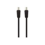 Belkin - c�ble d'antenne - connecteur iec m�le pour connecteur iec m�le - 1 m - coaxial - noir