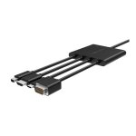 Belkin multiport to hdmi digital av adapter - cble vido / audio - hd - 15 (vga), hdmi, mini displayport, ...