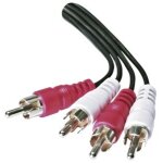 Belkin pro series - cble audio - rca x 2 mle pour rca x 2 mle - 3 m