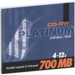 Bestmedia platinum - 25 x cd - rw - 700 mo (80 min) 4x - 12x - botier cd