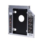 Botier de disque dur sata hdd ssd en aluminium de 12. 7mm caddie de baie de disque dur adaptateur dvd ...