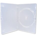 Boîtier dvd (14mm, transparent) pour un dvd, extensible, 1 pièce Boîtier dvd (14mm, transparent) pour un dvd, extensible, 1 pièce