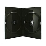 Boitiers vides pour 2 dvd (boitier dvd double) noir - lot de 10 Boitiers vides pour 2 dvd (boitier dvd double) noir - lot de 10