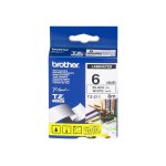 Brother tz211 - noir sur blanc - rouleau (0, 6 cm x 8 m) 1 units bande imprimante - pour p - touch pt ...