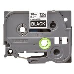 Brother tze - 345 - adh�sif standard - blanc sur noir - rouleau (1, 8 cm x 8 m) 1 cassette(s) ruban lamin� ...