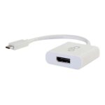 C2g usb c to displayport adapter converter - usb type c to displayport white - adaptateur vid�o externe ...