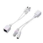 C�ble adaptateur poe ethernet 12 - 48v 2 pi�ces, c�ble poe, passif, alimentation ethernet, module d'alimentati ...
