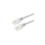Cable adsl 2 + cordon torsad avec connecteur rj11 - 5 mtres blanc