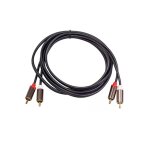 Cble audio coaxial 2rca  2 rca, jack 3. 5, cordon audio stro rca 1m 2m 3m pour home cinma, amplificateur ...