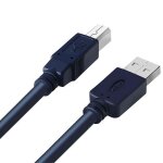 Cables et connectiques, cable impression usb 2. 0 type a vers b male vers male, 1m - 1. 8m - 3m - type ...