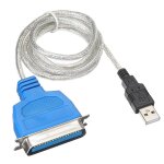 C�ble durable usb vers parall�le pour imprimante 3d, 36 broches, adaptateur, accessoires, cordon de connexion ...