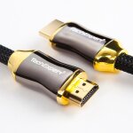 Cble hdmi 2. 0 4k 60hz professionnel ultra hd 2160p 50cm 3d full hd hdr arc