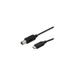 Cable d'imprimante usb - c vers usb - b 1, 8m noir