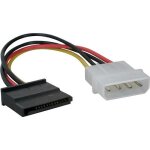 C�ble molex / sata alimentation 3go molex / m - sata / h 0. 16m